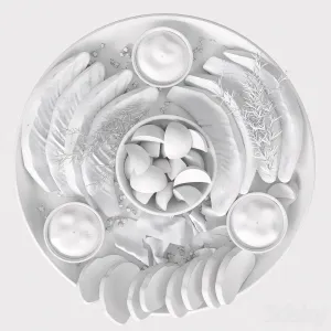 Meat Plate With Steak Spices