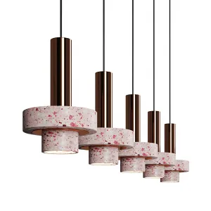 Cantera Rosa Copper Ambra Pendant Lighting