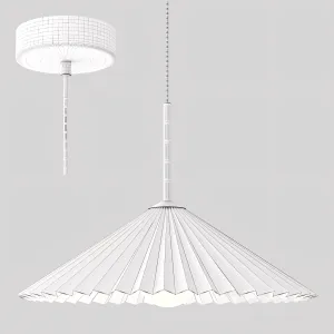 H M Home Pendant Lamp with Pleated Shade