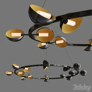 JBS Avion Round Light Chandelier