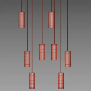 Light Geometric Pendant Light Chandelier Collection