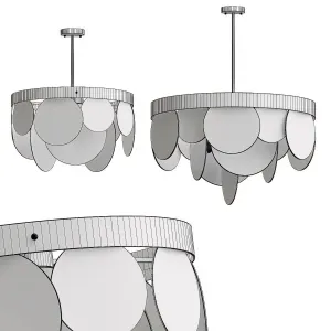 Modern Glass Frozen Chandelier