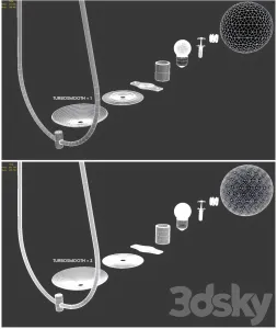 Pendant Lamp Loop Brass
