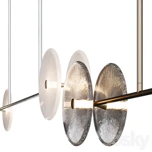 Set of Pendant Lights CORAL LINEAR from Soktas