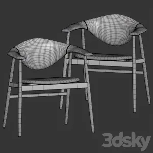 Masculo Dining Chair by Gubi