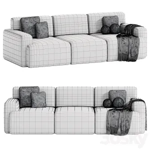 Bonent Sofa Velvet Eclipse