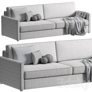 MALEA COGNAC BROWN VELVET SOFA