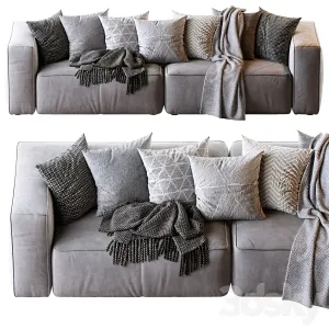 Mello Taos Brown Right Arm Corner Sectional