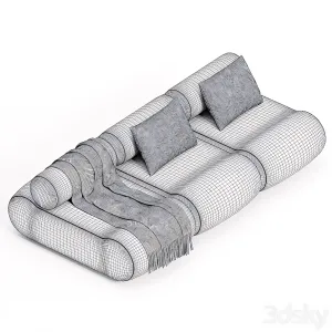 Mustard Klaus Uredat Corbi Trio Sofa For COR