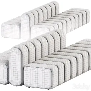 Pouf Sets Bob Hide by Bla Station