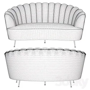 Rita Velvet Sofa