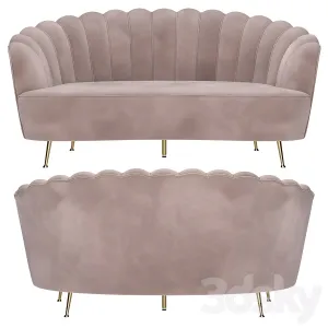 Rita Velvet Sofa