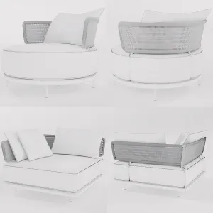 Set of Minotti Quadrado Furniture