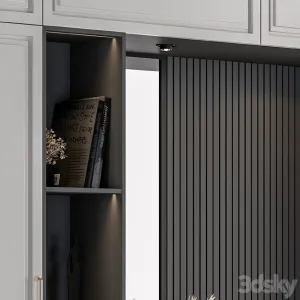 Hallway Gray Black Set