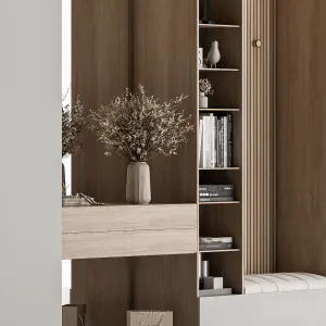 Hallway White Wood Entrance