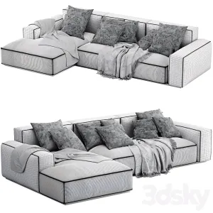 Arflex Marechiaro Sofa Chaise Longue