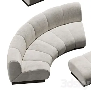Collection of Sofas Biscuit Sectional from Vladimir Kagan