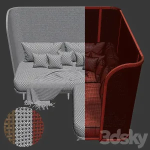Corner Garden Sofa HLS High Back