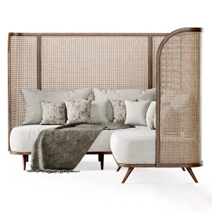 Corner Garden Sofa HLS High Back