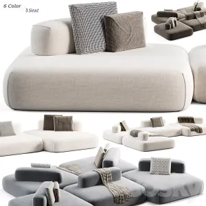 Modular Sofa Flow Plus by Aatom