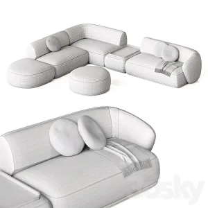Rene Sofa by Meridiani Set
