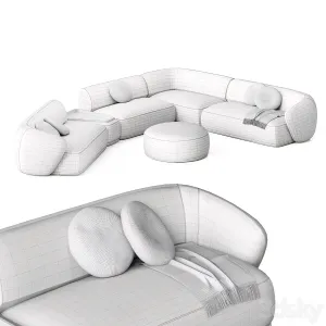 Rene Sofa by Meridiani Set 2