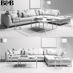Sofa Italia Lucrezia with Pillows