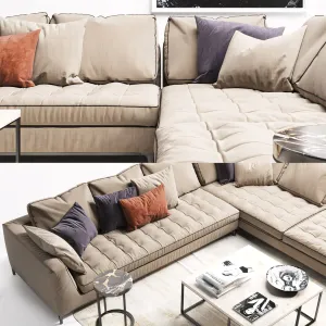 Sofa Italia Lucrezia with Pillows