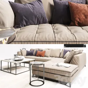 Sofa Italia Lucrezia with Pillows