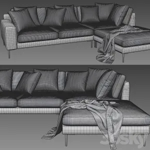 West Elm Harper With Ottoman
