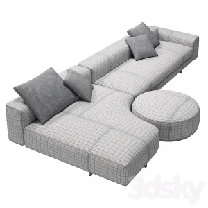 Yves Sofa by Minotti