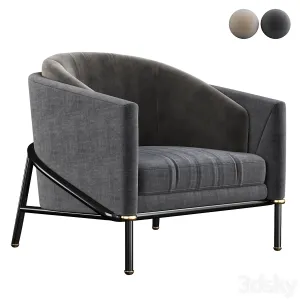 Minotti Fil Noir Armchair