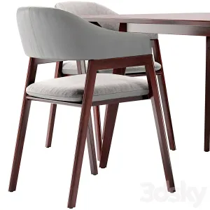 Angel Cerda Dining Chair Terong Table