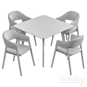 Angel Cerda Dining Chair Terong Table