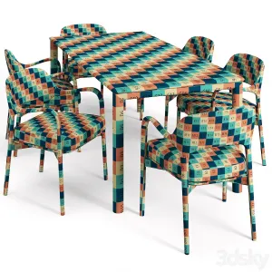 Artisan Neva Table And Porada Ella Chair
