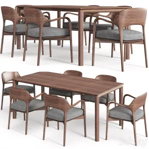 Artisan Neva Table And Porada Ella Chair