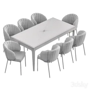 Coral Dining Chair And Brooklyn Table