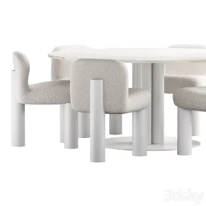 Dinning Set Arflex Goya Table