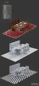 Furniture Set For Restaurant