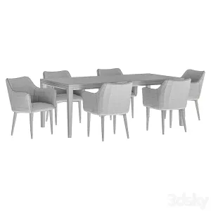 Moscow Dining Chair Mavis Table