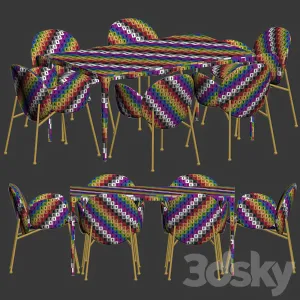 Ola Chair Canto Table Dining Set