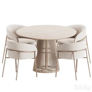 Rimo Chair Jeanette Table Dining Set