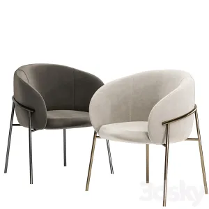 Rimo Dinning Chair with Pedestal Table