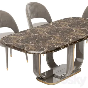 Saber Jewels CRYSTAL Dining Set