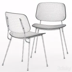 Soborg Steel Base Taro Table by Fredericia