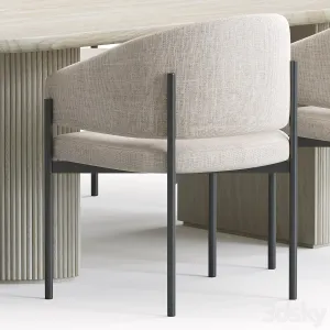 Solana Chair Moon Table