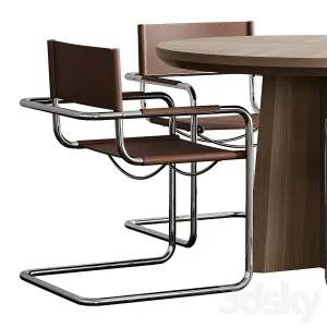 Table CROSS ROUND by Bino Home