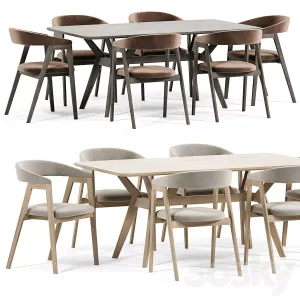 Trevor Chair Webstr Table By Divanru