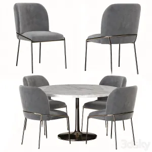 West Elm Crate Barrel Dining Set