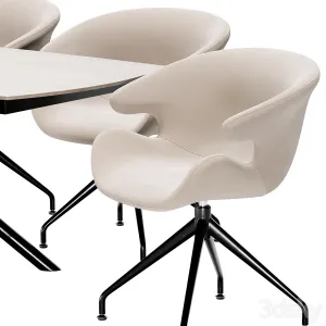 Wing Dining Chair And Table MK WD